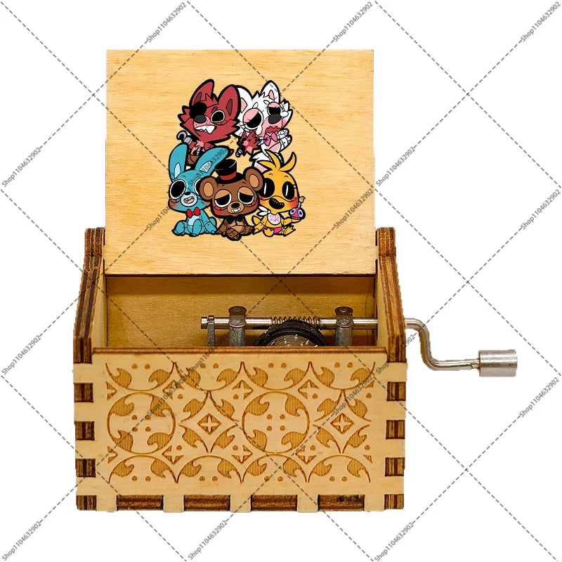 FNAF “You Are My Sunshine” Music Box – Mini Hand Crank Gift