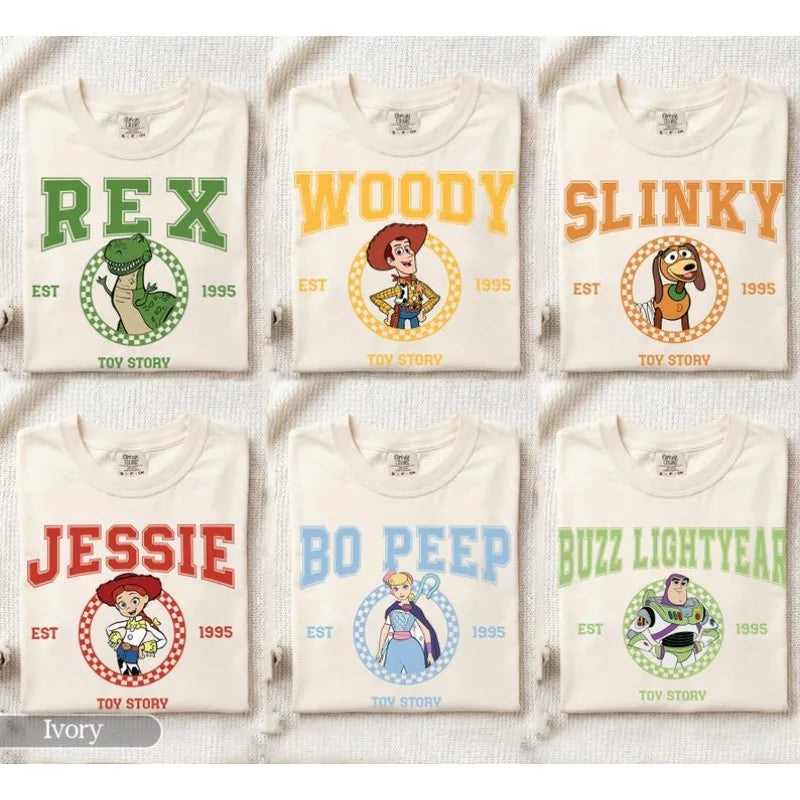 Toy Story 5 Merchandise T-shirts Adult & Kids Matching Outfits