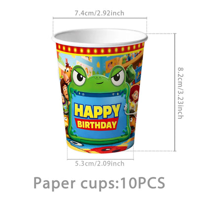 Toy Story Birthday Party Supplies Set – Balloons, Cups, Plates & Decorations