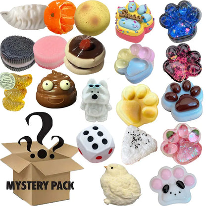 Mystery Cat Paw Squishy Toy – Kawaii Mochi Stress Relief Squeeze Fidget