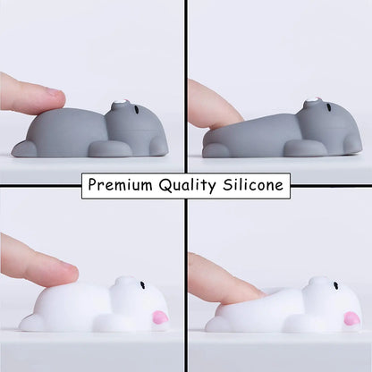5PCS Kawaii Cat Mochi Squishy Set – Mini Stress Relief Fidget Toys