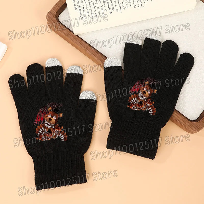 Fnafs Winter Gloves Men Boys Five Nights Freddy's Touch Screen
