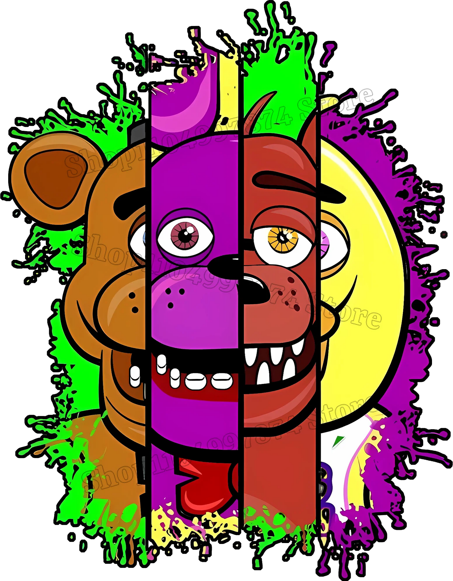 Five Nights At Freddys Knitted Hat Gloves Fnafs Boys Cute Knit Cap Mittens Kids Winter Warm Beanies Glove Children Headgear Gift