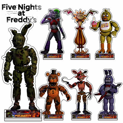 FNAF Acrylic Character Stand – Freddy, Foxy & Springtrap