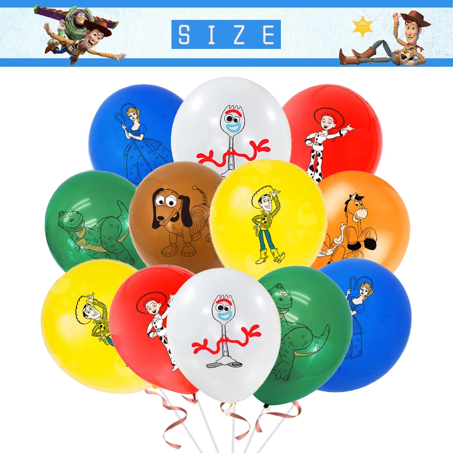 Toy Story Kids Birthday Party Supplies Set – Cups, Plates, Balloons & Decorations 🎉