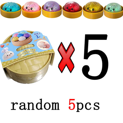 Cute Dumpling Squishy Toy – Slow Rising Stress Reliever