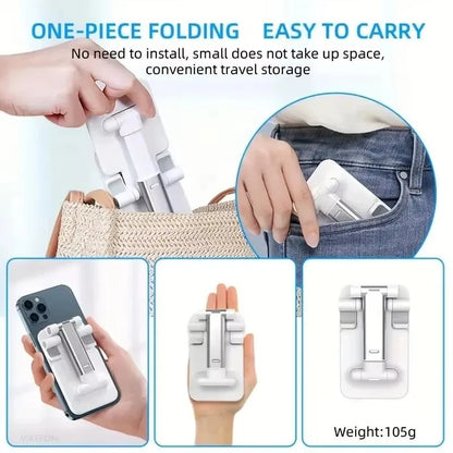 Foldable Phone & Tablet Stand – Adjustable Desktop Holder