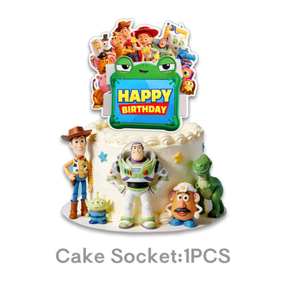 Toy Story Birthday Party Supplies Set – Balloons, Cups, Plates & Decorations