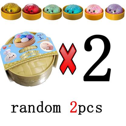 Cute Dumpling Squishy Toy – Slow Rising Stress Reliever