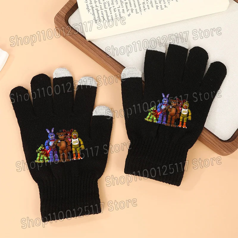 Fnafs Winter Gloves Men Boys Five Nights Freddy's Touch Screen