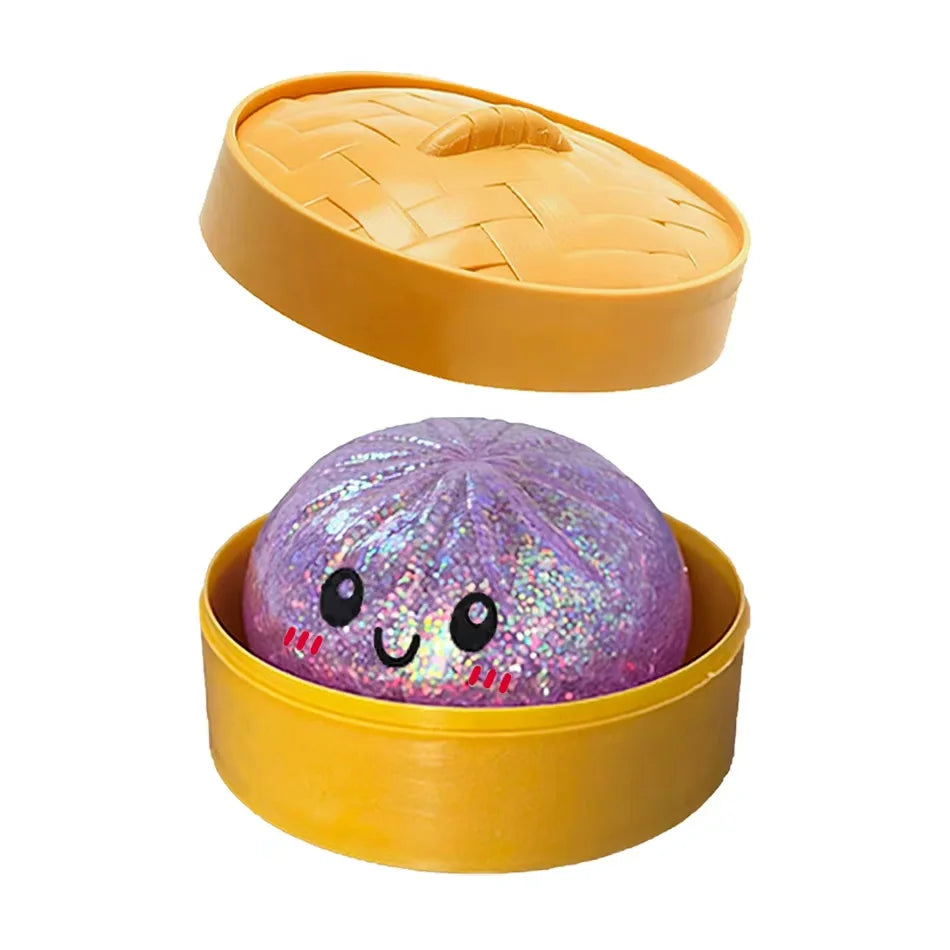 Cute Dumpling Squishy Toy – Slow Rising Stress Reliever