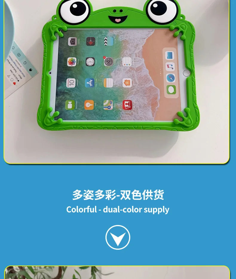 Toy Story 5 Lilypad iPad Case – Soft Silicone Shockproof Cover