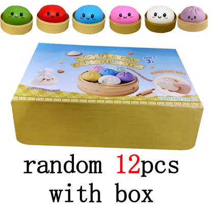 Cute Dumpling Squishy Toy – Slow Rising Stress Reliever