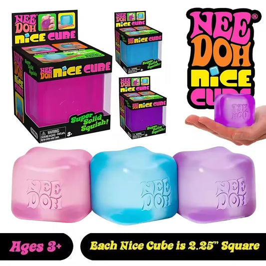 NeeDoh Nice Cube Stress Ball – Sensory Fidget Toy