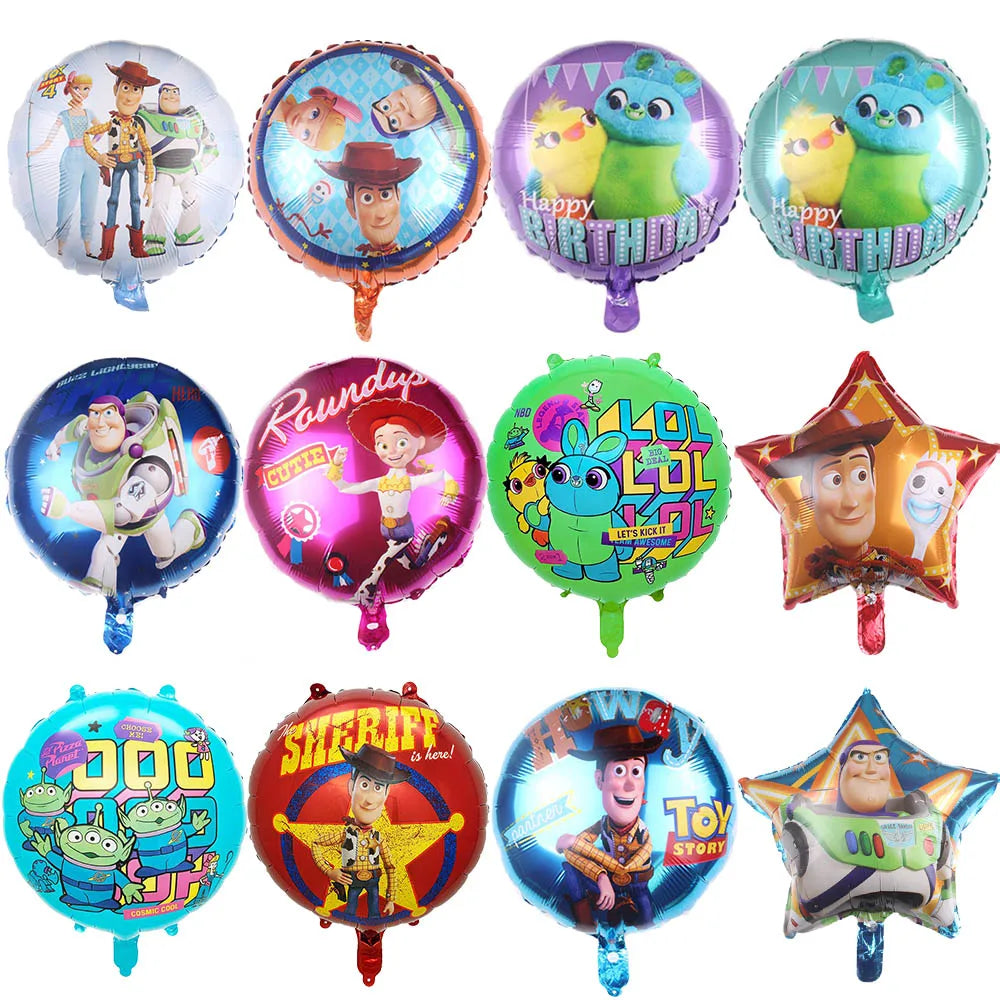 Toy Story Kids Birthday Party Supplies Set – Cups, Plates, Balloons & Decorations 🎉