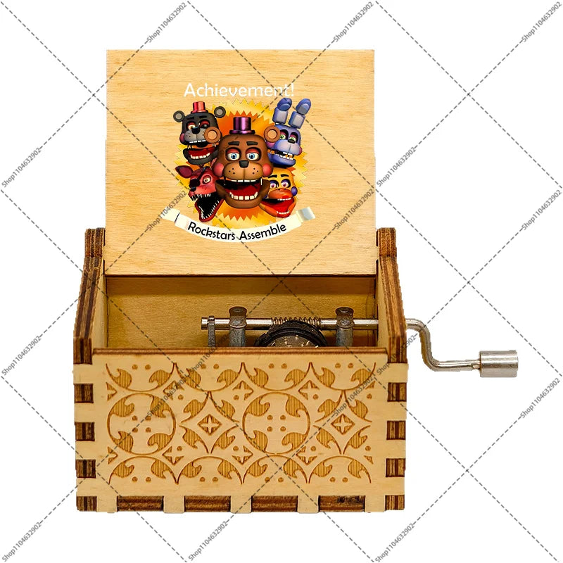 FNAF “You Are My Sunshine” Music Box – Mini Hand Crank Gift