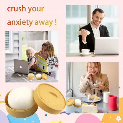 Cute Dumpling Squishy Toy – Slow Rising Stress Reliever
