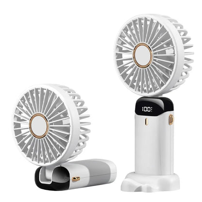 3-in-1 Portable Cooling Fan + Phone Holder