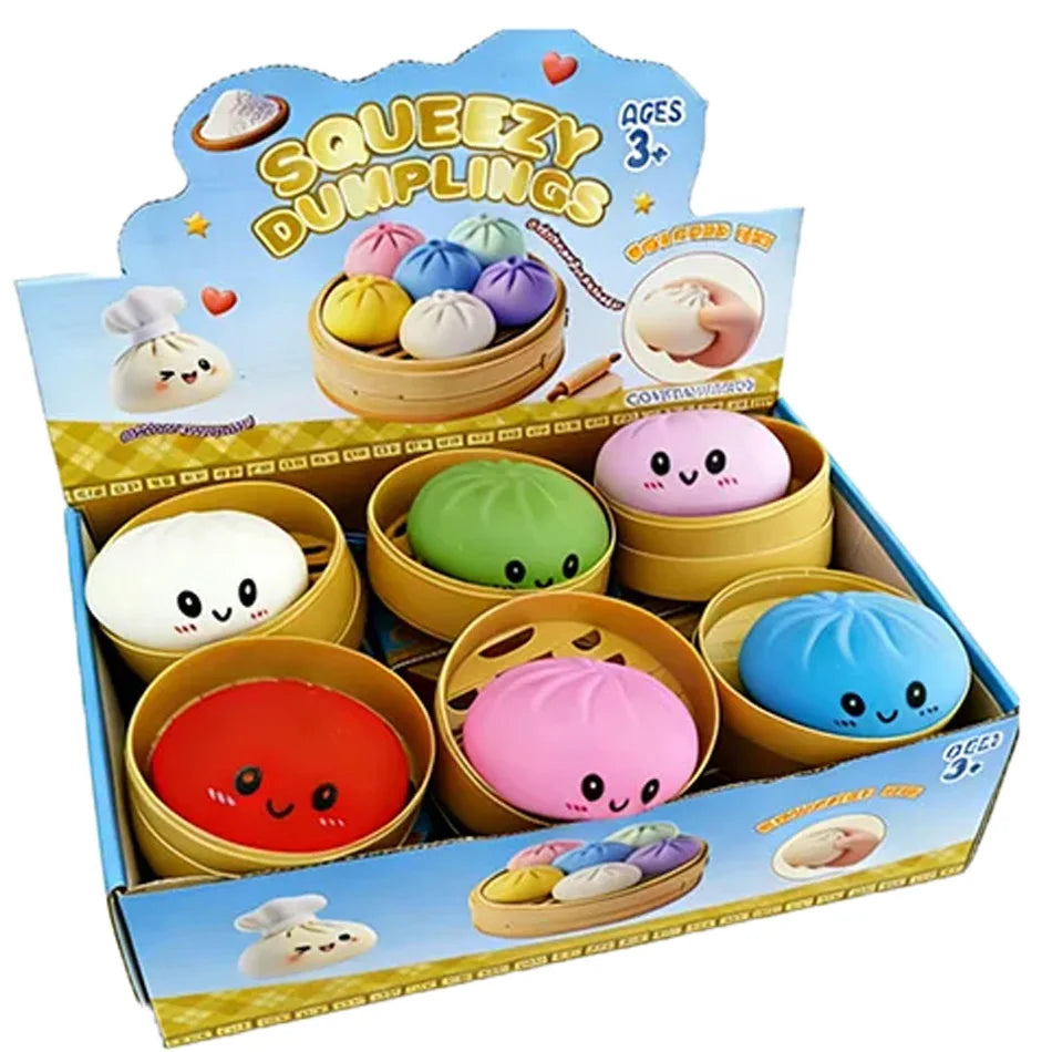 Cute Dumpling Squishy Toy – Slow Rising Stress Reliever