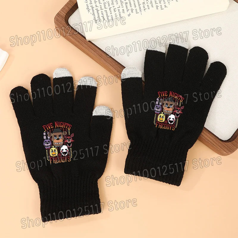 Fnafs Winter Gloves Men Boys Five Nights Freddy's Touch Screen