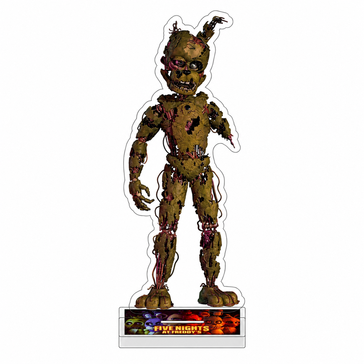 FNAF Acrylic Character Stand – Freddy, Foxy & Springtrap