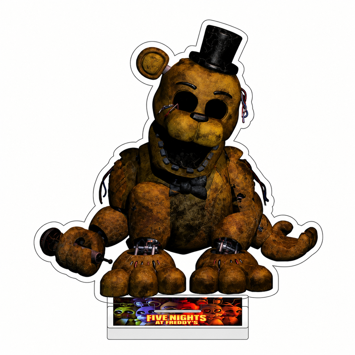 FNAF Acrylic Character Stand – Freddy, Foxy & Springtrap